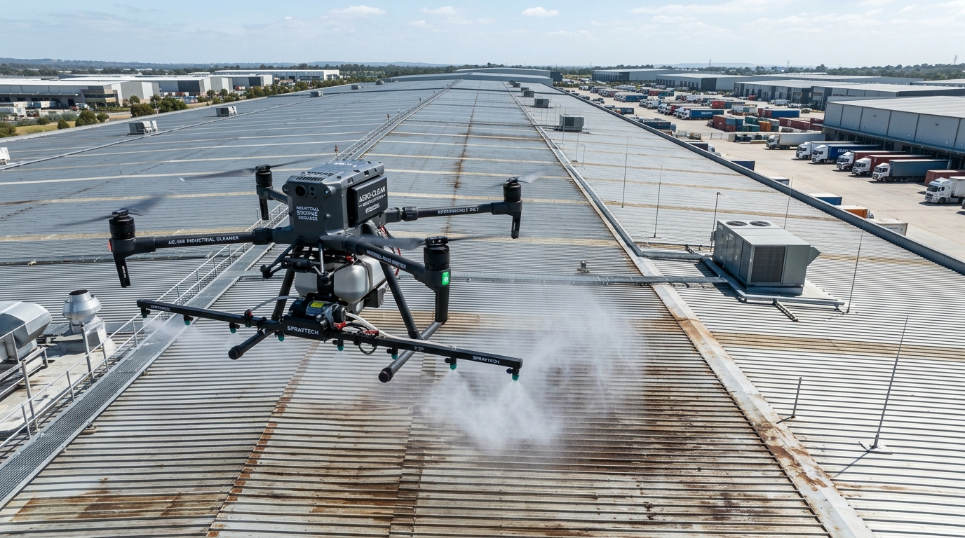 Drone Limp em Telhados e Galpões Industriais